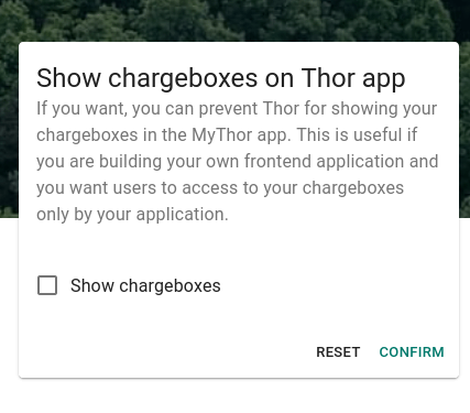 Make chargeboxes private